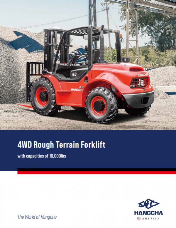 4WD Rough Terrain Forklift 10000lbs